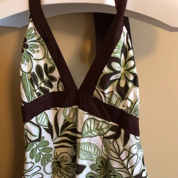 City Triangles Size 11/12 Floral Printed Halter Dress - Picture 2 of 7